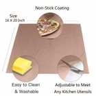 3x Ptfe Coated Sheet For Heat Press Transfer Sheet Non Stick 16 X 20  Craft Mat