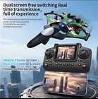 Foam Rc Plane 2 4g Wifi Fighter Jet Stunt Helicopter Led Light Aircraft Toy Yp5m