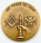 Bronze United States Supreme Council 33 Medal 1969 Medallic Art  Medallion Coin 