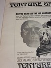 Vintage Torture Garden Movie Pressbook 1967 Columbia Double-dare With  berserk  
