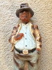 Lionstone Vintage Whisky Bourbon Sculptured Porcelain Bottle    casual Indian    69