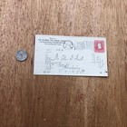 Columbia Coal Mining Co  Envelope Philadelphia Rough Vintage Antique 1905 As Is