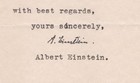 Albert Einstein Letter Signed Stops Publication Of Critical Biography On Himself