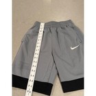 Nike Dri Fit Kids Athletic Basketball Shorts Gray Black Size L