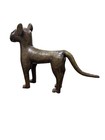 Antique Hand Made Benin Bronze Leopard From The Kingdom Of Benin Africa
