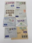 Middle East S  1960s Set Of 8 Used Covers To Belgium