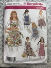 Simplicity 4987 Women s Apron Sewing Pattern Size A Small Med Large