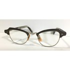 Bausch   Lomb Vintage 1950s Cats Eye Style Eyeglasses 12k Gf Womens Brown Gold