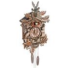 Vintage Cuckoo Clock Wall Clock Handcrafted Wood Cuckoo German Black Forest