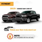 Heavy Duty Front Tow Hooks  bezels For Ram 1500 Dt 2019 2020 2021 2022 2023 2024