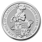 2018 Queen s Beast Black Bull Of Clarence 2 Oz Silver Uk Coin In Capsule