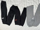 Nike Boys 5 Used Jogger Sweatpants 3 Pair Stains
