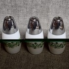 Vtg Gemco Westinghouse Green Crazy Daisy Salt Pepper Picks Shakers-pyrex Corelle
