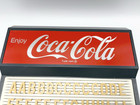Vintage Coca-cola Changeable Letter Menu Board Easle Back Dayglow