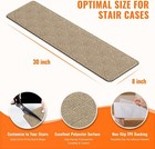 Stair Treads Non-slip For Wooden Steps  15 Pack - 8  X 30  Edging Stair Runner 