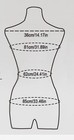Female Display Mannequin Dress Form Torso W o Base White Linen Cover