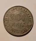 1871 Brazil 200 Reis