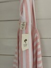 Nwt Tucker   Tate Nordstrom Hooded Towel 46 X 27   pink   White Stripe Bear Terry
