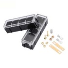 8 Set 18650 Battery Holder Parallel Box Case Slot Series Solder-free Splicable