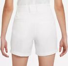 Nike Dri-fit Victory Women s 5  Golf Shorts White Da3209-100 Size Xs New