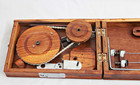 Wooden Book Charkha Spinning Wheel  Portable Indian Craft Decor Yarn Making Tool