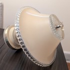 Vintage Antique Pink Art Deco Shade Ceiling Light Fixture