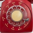 Stromberg-carlson Red Rotary Dial Phone Usa Made Vtg S-c G3 Untested See Info