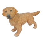 Vintage Golden Retriever Figurine Dog Ceramic  1980s 
