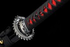 Black Japanese Samurai Katana Sword 1095 Carbon Steel Sharp Dragon Blade Sharp