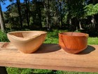 Lot Of 11 Hand-turned Wood Items Bowls Vases Sculptural Turnings Hardwood