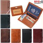 Family Travel Wallet Passport Holder Rfid Blocking Document Organizer Bag Case