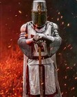 Medieval Templar Knight Full Body Set Armour Cosplay Halloween Sword Suit Armor