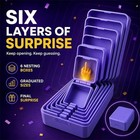 Never-ending Middle Finger Prank Gift Box  Nested Surprise Gag Present Usa