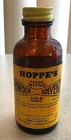 Vintage Hoppe s No  9 Nitro Powder Solvent-2oz Glass Bottle-empty