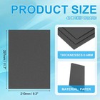 12x8x0 02  Chipboard Sheets 40pcs 15pt Thick Book Board Binders Board  Black