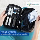 Sugar Medical Insulated Diabetes Supply Cross Body Fanny Pack Diabetes Supply
