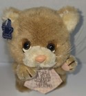 Vtg Applause Little Beggar Kitten Plush 1984 Stuffed Animal W tag 7 