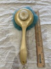 Vintage Avon Powder Puff Fluff Wand Talc Dispenser Blue