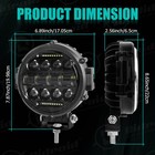 Pair 7  6000lm Led Work Light Bar Spot Pods Fog Lamp Offroad Driving Truck Atv
