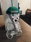 Lot Of Five  5  Starbucks Replicas Bearista Glass Jar Cold Cup Tumblers W straws