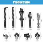 10pcs Drain Snake Drill Attachment For Ridgid K-400 c-4 c-6 c-7 c-8 c-9  Drain