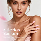 500pcs Clear False Nails Tips - Half Cover Lady French Style Acrylic Artificial 