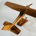 Cessna 150 Premium Highly Detailed Mahogany Wood Desk Model