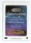 Women Of Star Trek 50th Anniversary Auto Autograph Bertila Damas As Marika