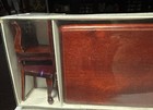 Vintage Bombay Co Dollhouse Miniature Dining Table 4 Chairs 1 12 Wood O-mini New