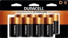 Duracell Coppertop D Batteries  8 Count Pack  D Battery With Long-lasting Power