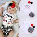 3pcs Toddler Kids Baby Girl Outfits T-shirt Tops pants Casual Clothes Set Outfit