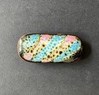Vintage 1970s Mashiko Ware Pottery Obidome Brooch Hidehisa Horikoshi Box Leaflet