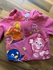 Vtg Backyardigans 2t Sweatshirt Y2k Hoodie Nick Jr Pink Embroidered Flowers Htf