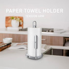 Simplehuman Tension Arm Countertop Paper Towel Holder  Easy One-handed Tear  Sta